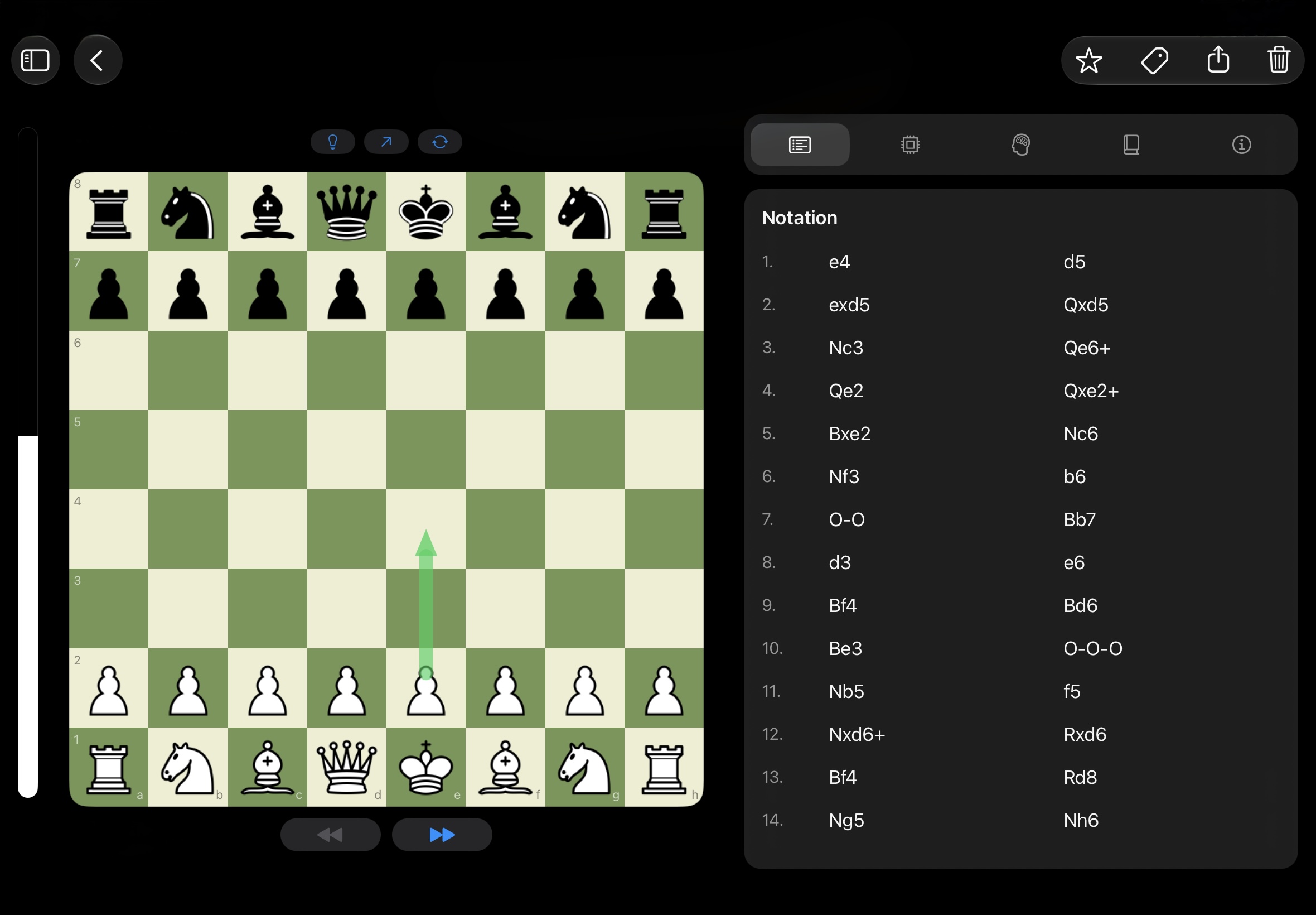 Chessory – iPad: Das große Brett – gemacht für die Analyse